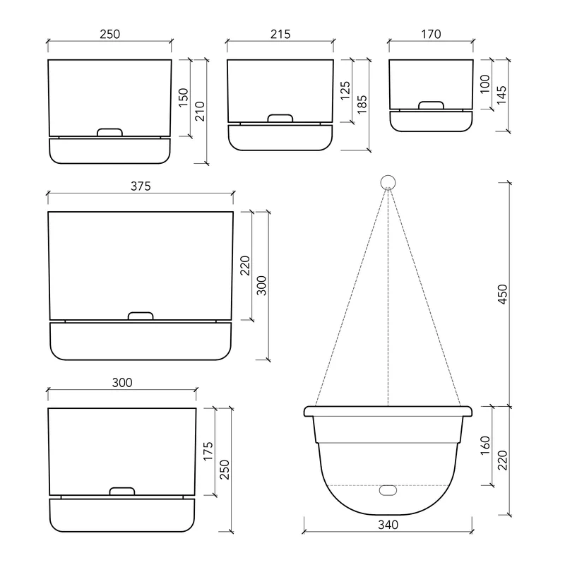 Mr Kitly Self Watering Pot 215MM - Image 11